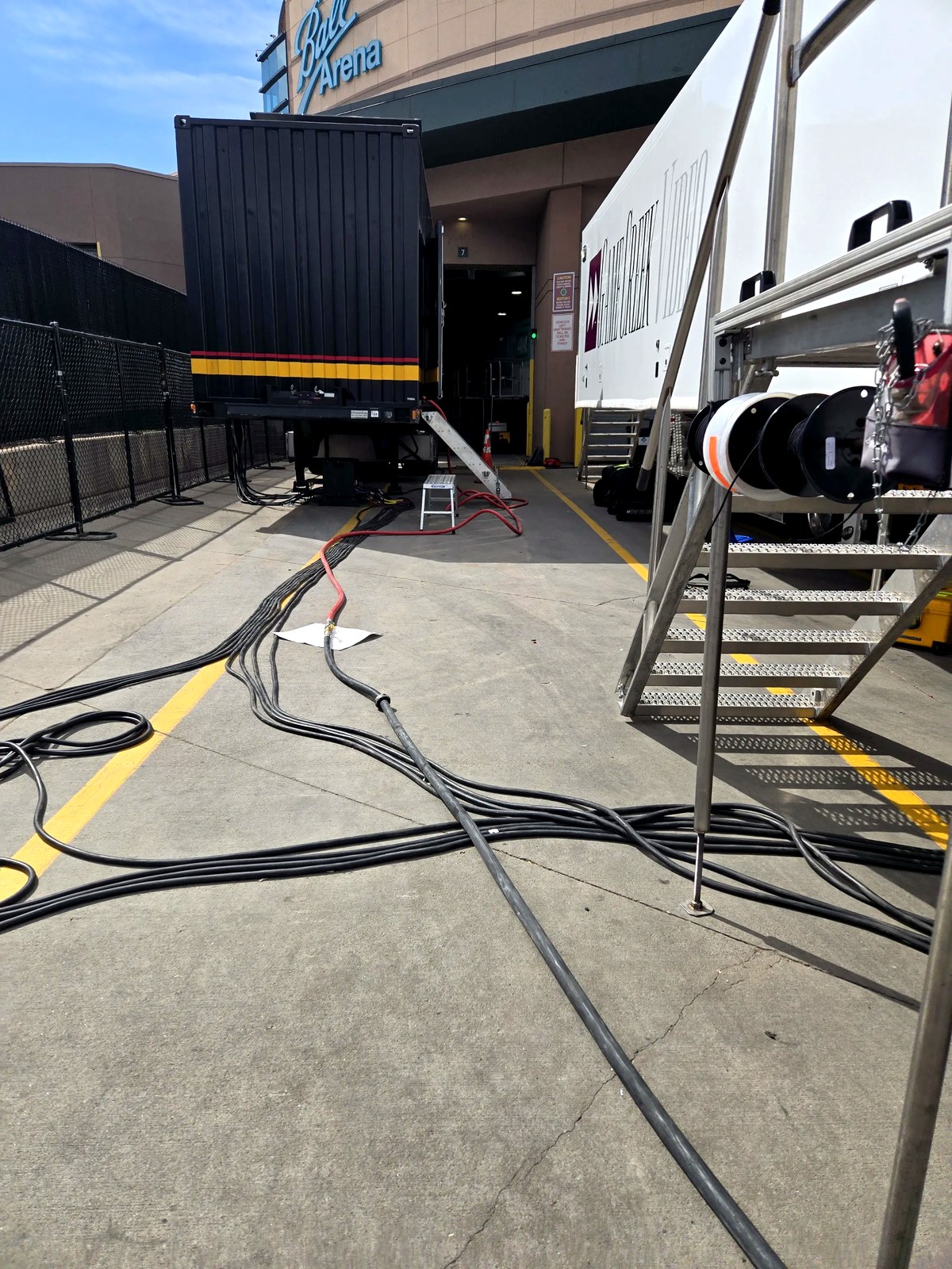 The Fuel Guys operations at Ball Arena loading dock