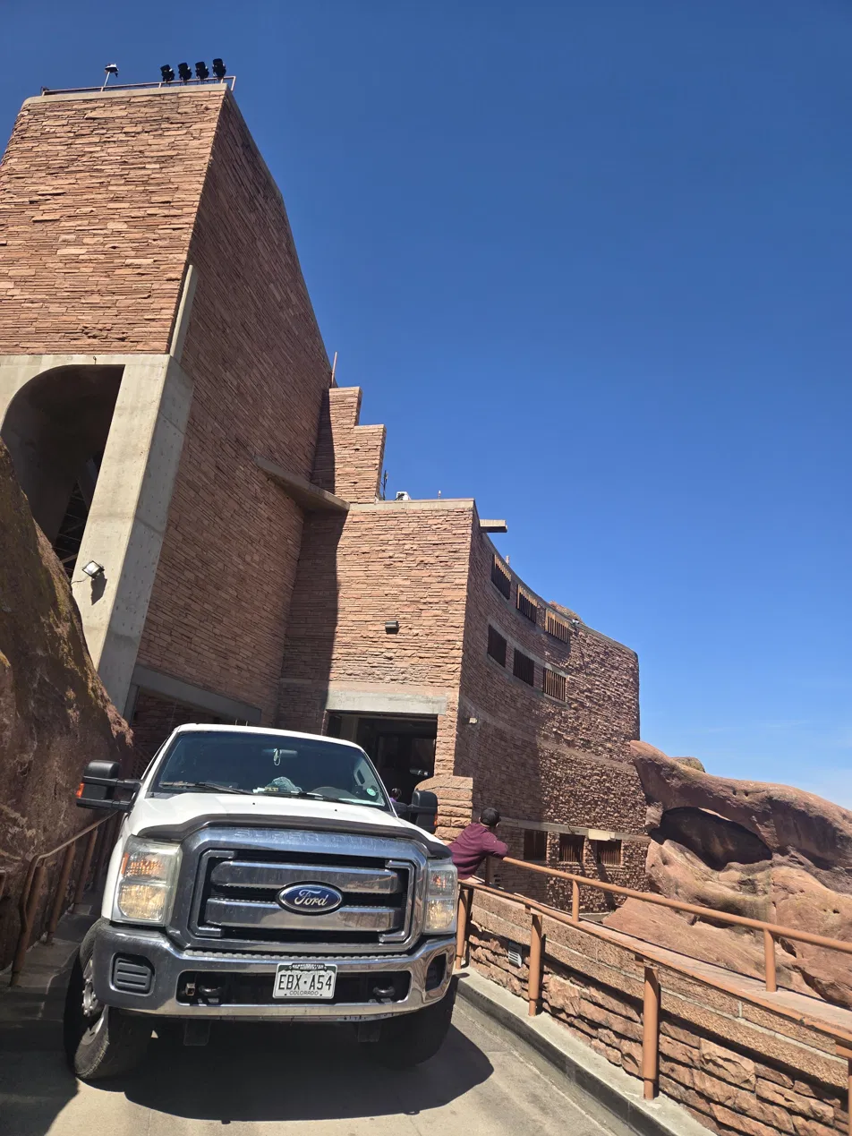 The Fuel Guys truck on site at a major Colorado amphitheatre